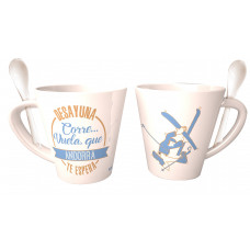 TAZA CÓNICA DESAYUNA